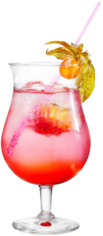 Tropical Cocktail Glass PNG Image