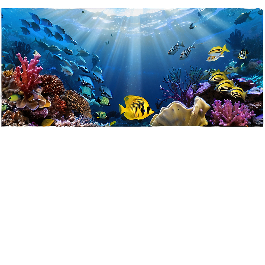 Tropical Coral Reef Underwater Png Oma90 PNG Image