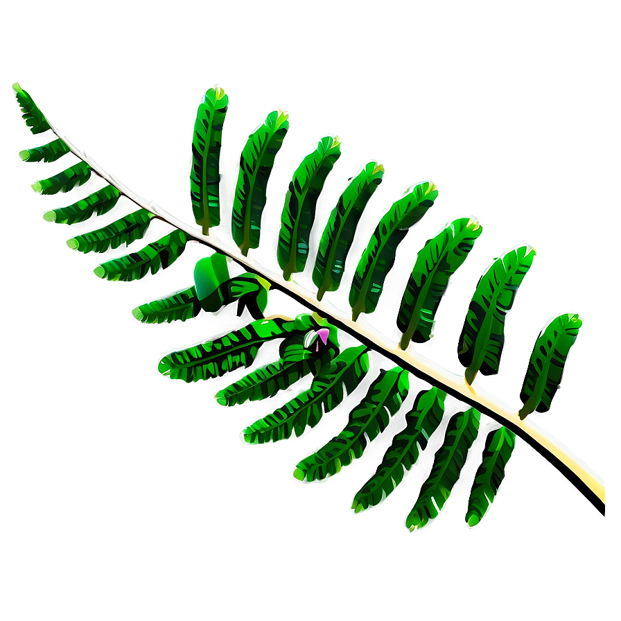 Tropical Fern Leaf Icon Png 53 PNG Image