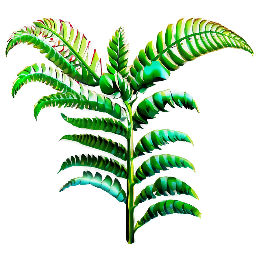 Tropical Fern Plant Png 06272024 PNG Image