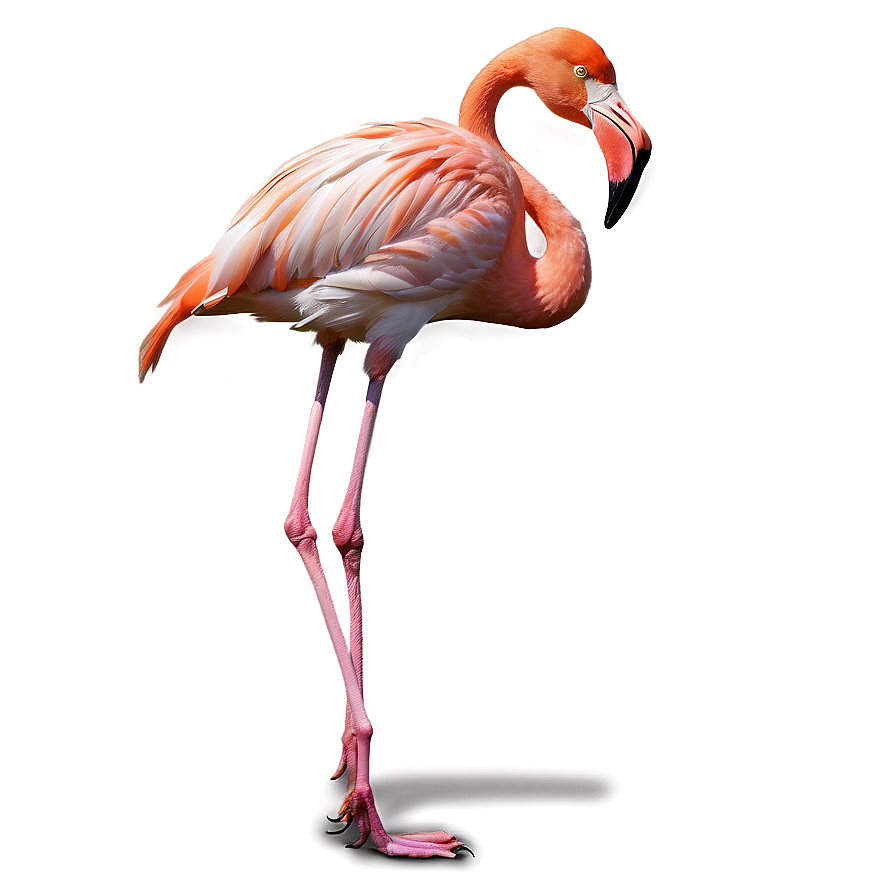 Tropical Flamingo B PNG Image