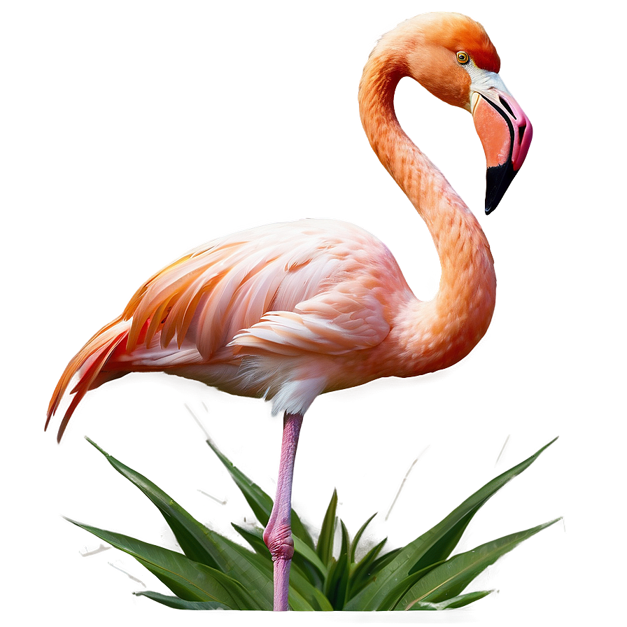 Tropical Flamingo D PNG Image