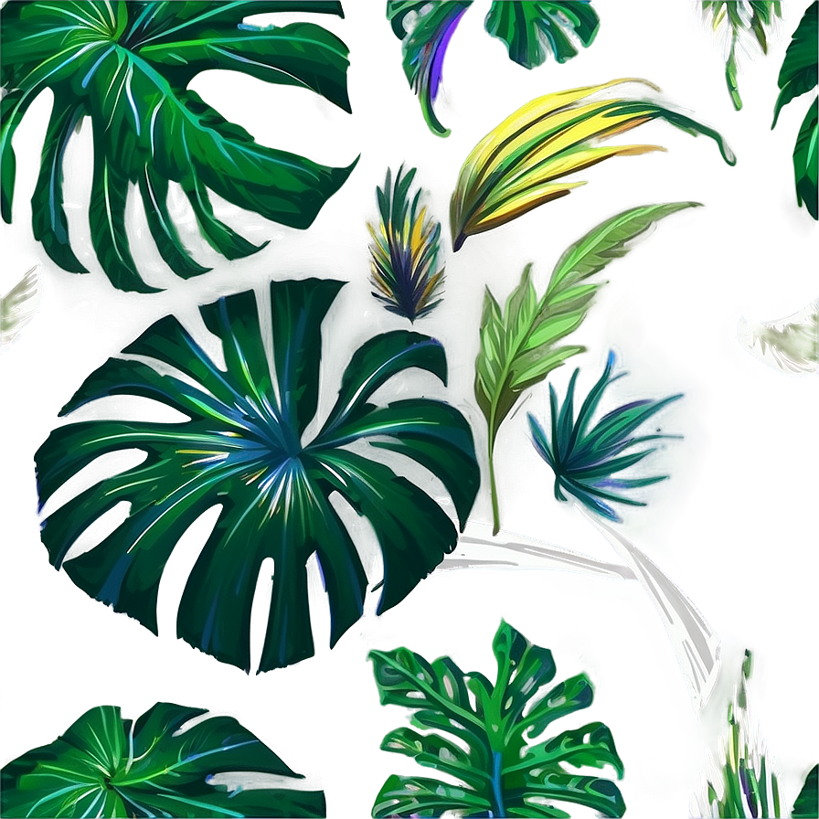 Tropical Floral Pattern Png Pwq78 PNG Image