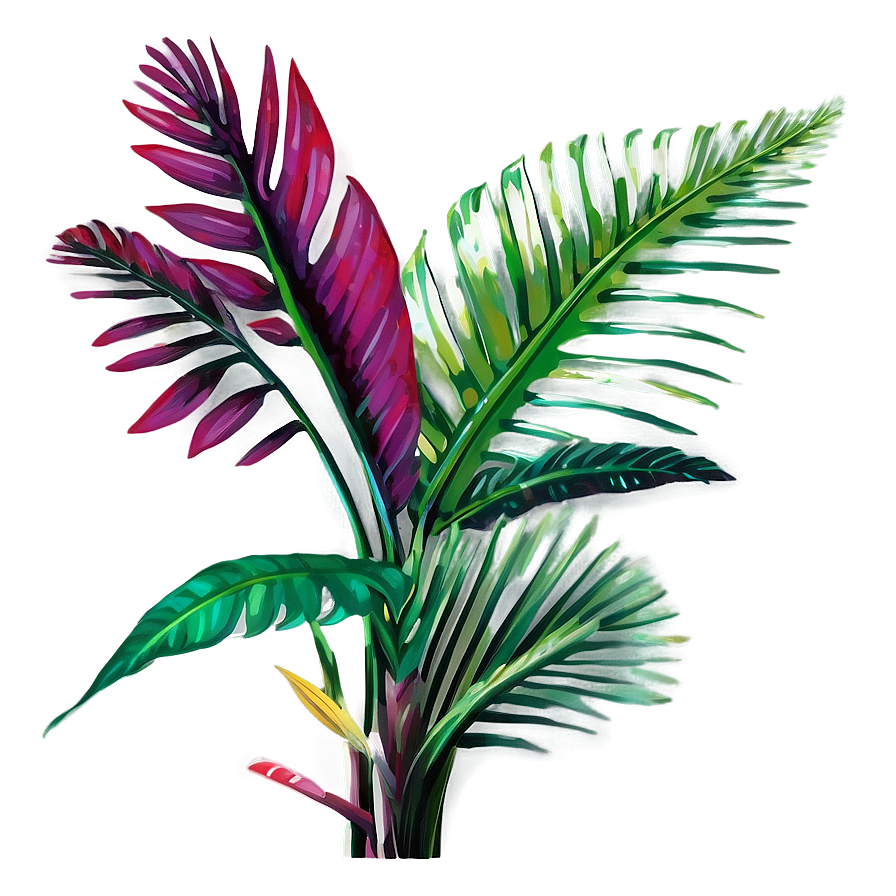 Tropical Foliage Plants Png 05042024 PNG Image