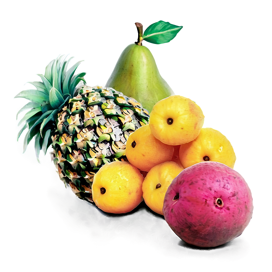 Tropical Fruit Assortment Png Onn8 PNG Image