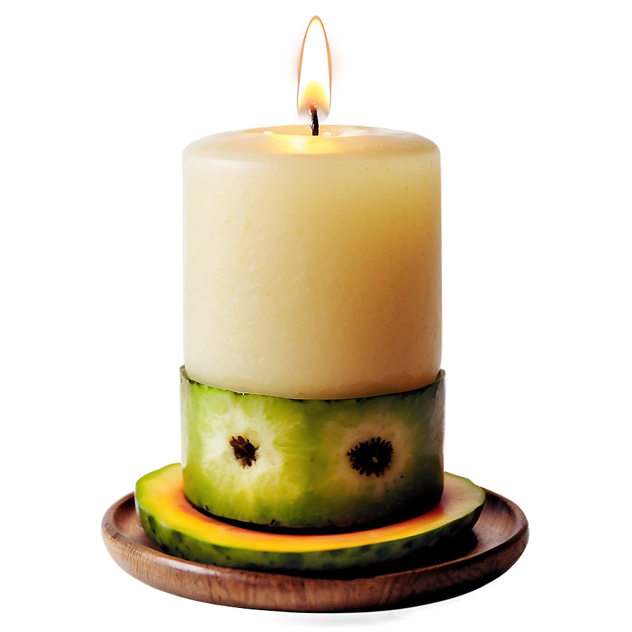 Tropical Fruit Candle Png 2 PNG Image