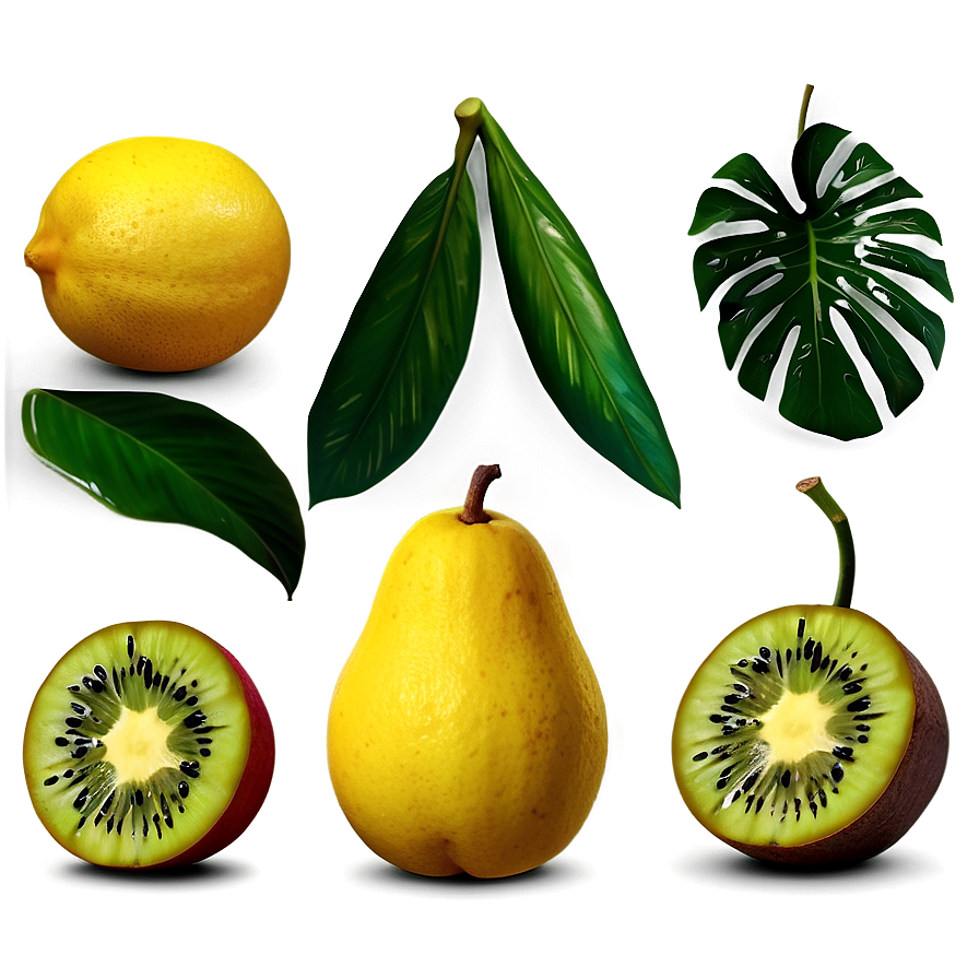 Tropical Fruits Collection Png Uya10 PNG Image