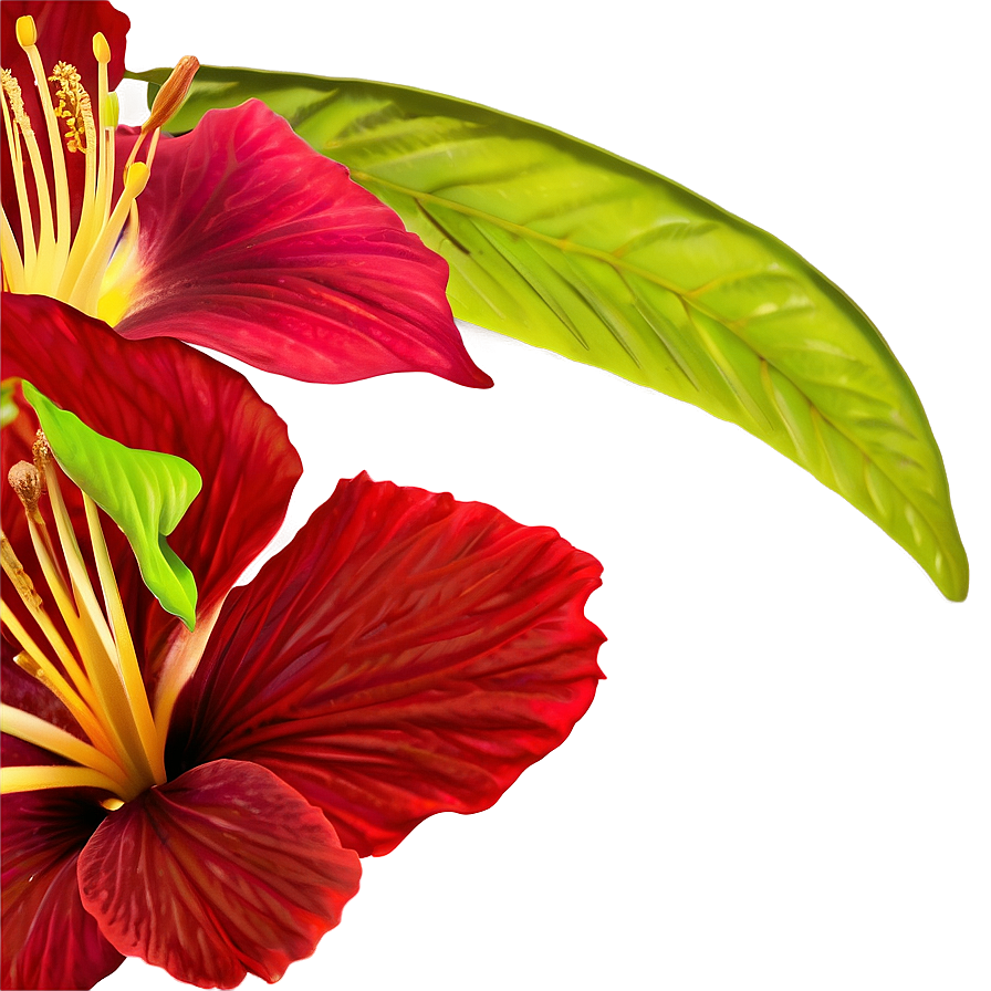 Tropical Hibiscus Png Swg PNG Image