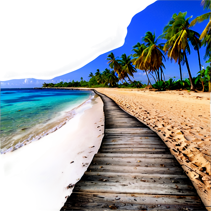 Tropical Island Beach Path Png Mtr97 PNG Image