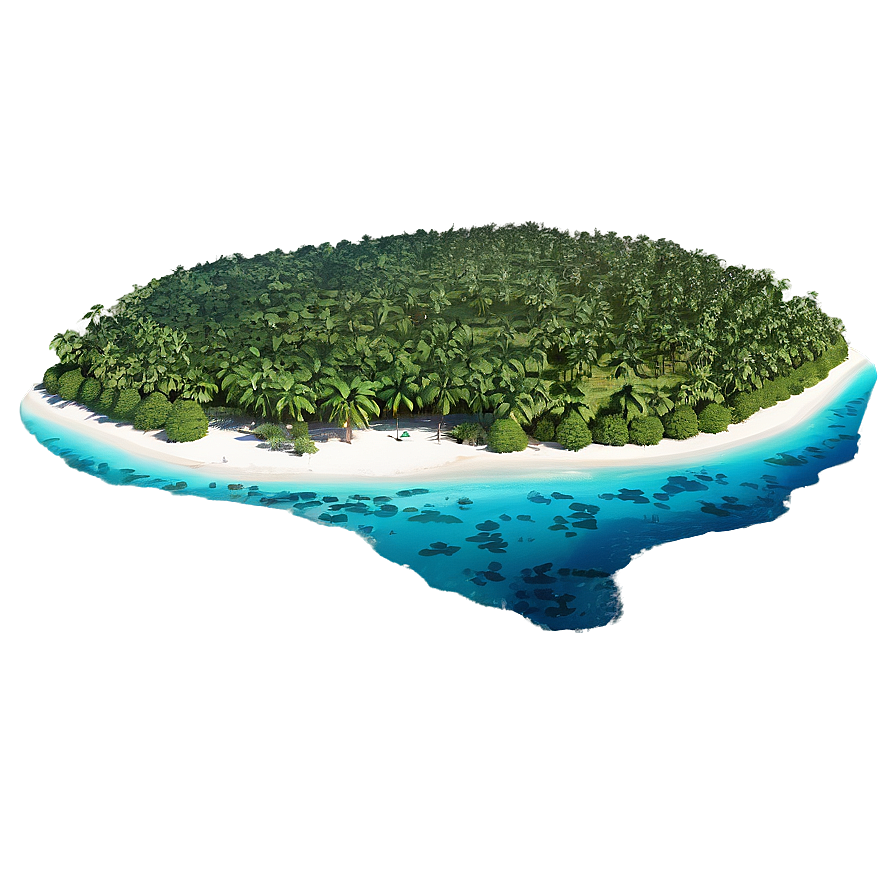 Tropical Island Diving Png 20 PNG Image