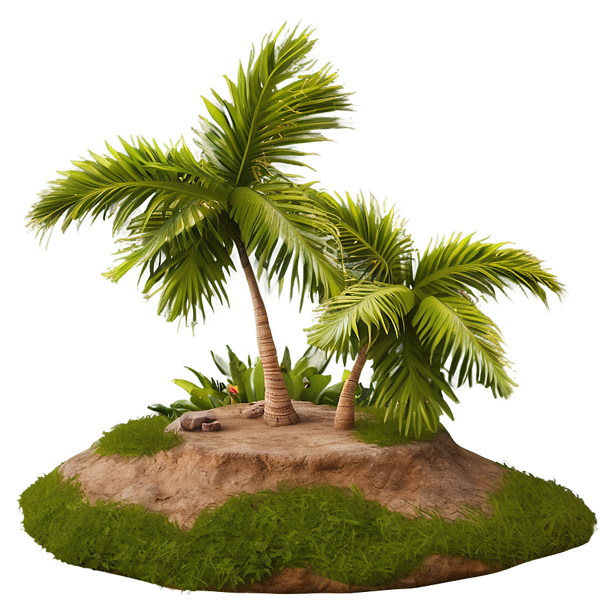 Tropical Island Paradise Png Lti85 PNG Image