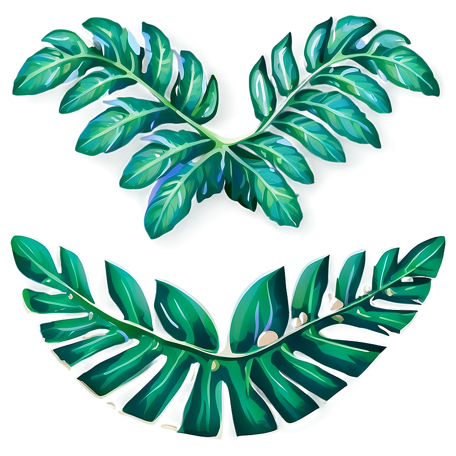 Tropical Leaf Element Png Lqq PNG Image