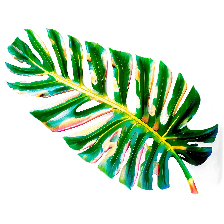 Tropical Leaf Overlay Png 41 PNG Image