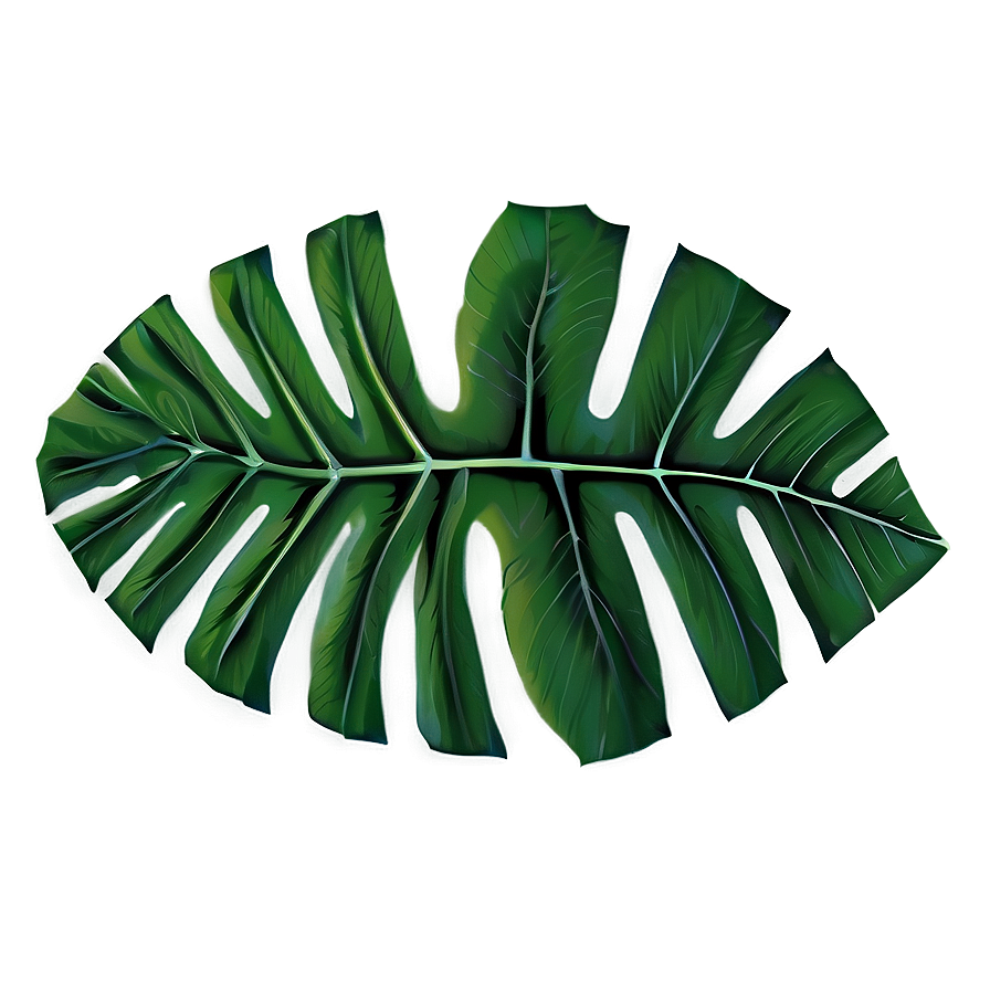 Tropical Leaf Print Png 13 PNG Image