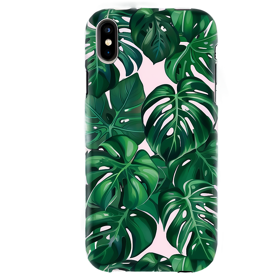 Tropical Leaves Phone Case Png Wuy PNG Image