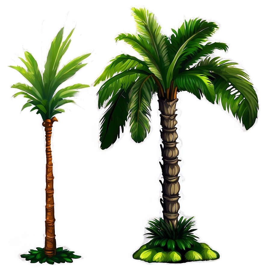 Tropical Palm Plants Png Qdy70 PNG Image