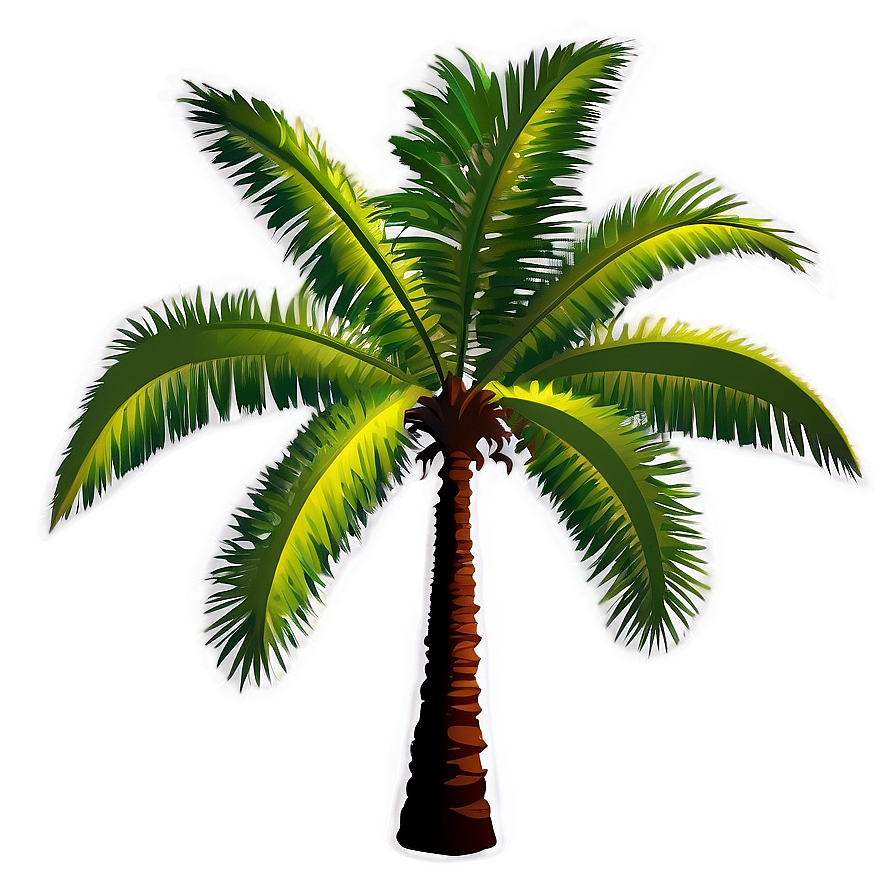 Tropical Palm Silhouette Png 06262024 PNG Image