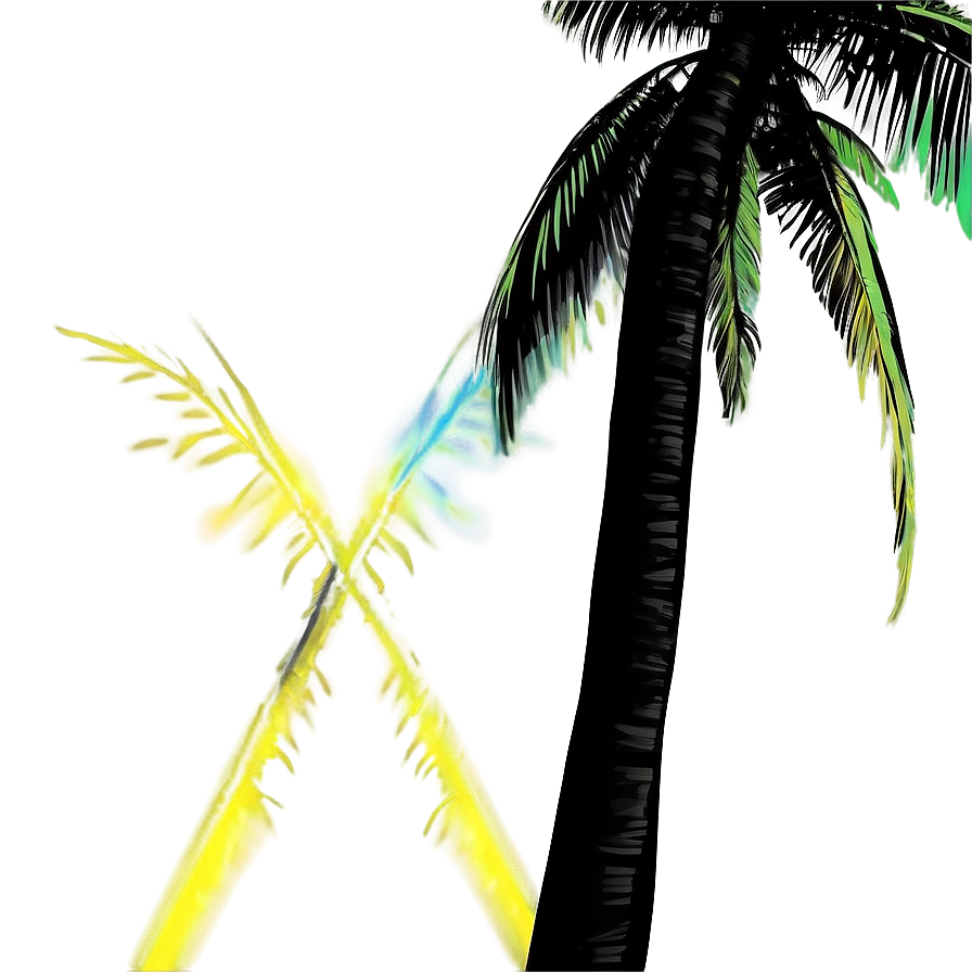 Tropical Palm Silhouette Png Iyx11 PNG Image