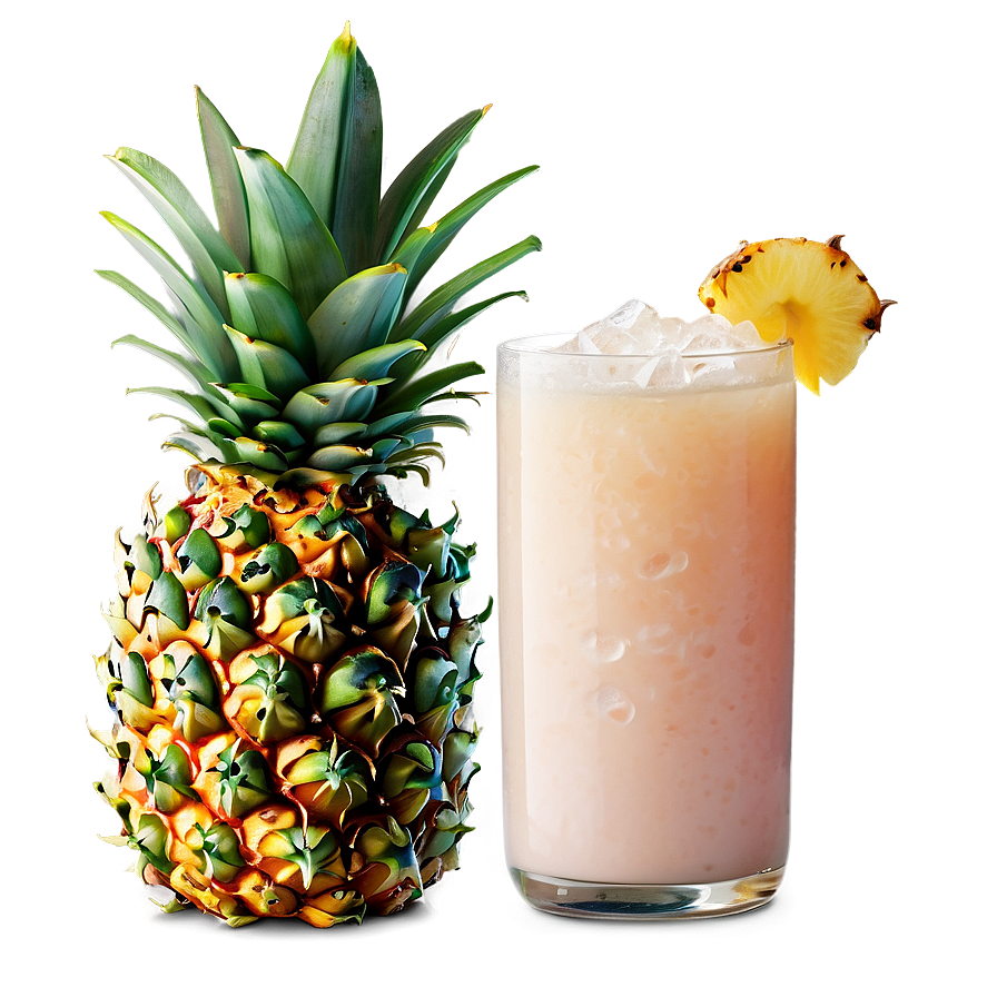 Tropical Pineapple Drink Png Hag10 PNG Image