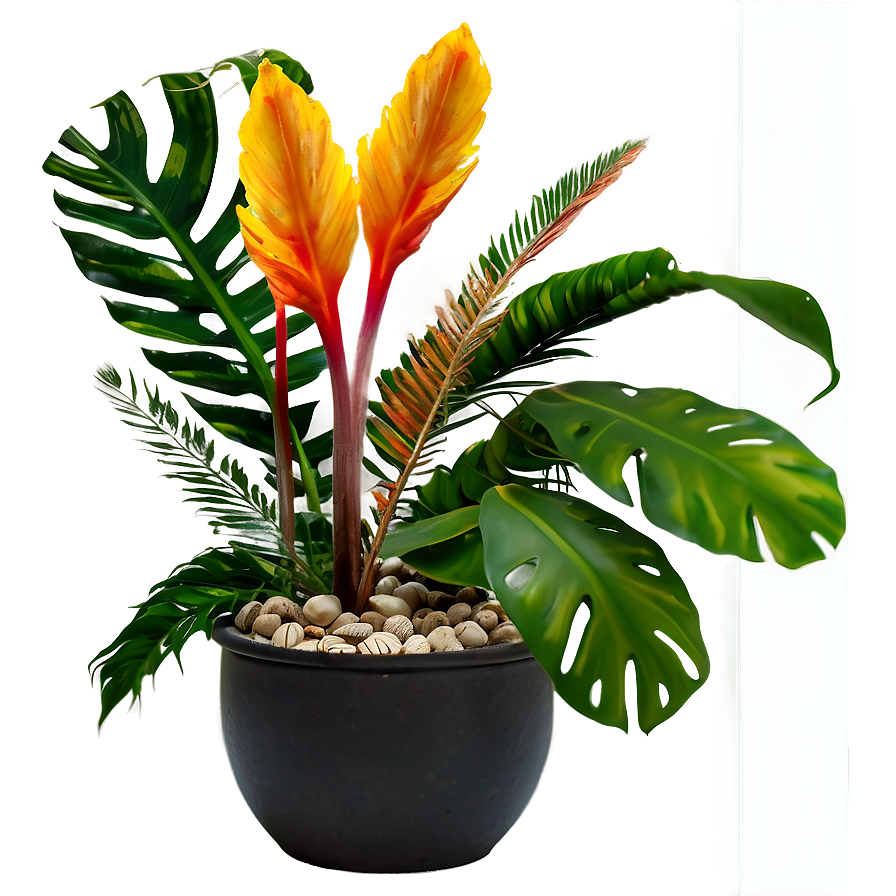 Tropical Plant Arrangement Png 56 PNG Image