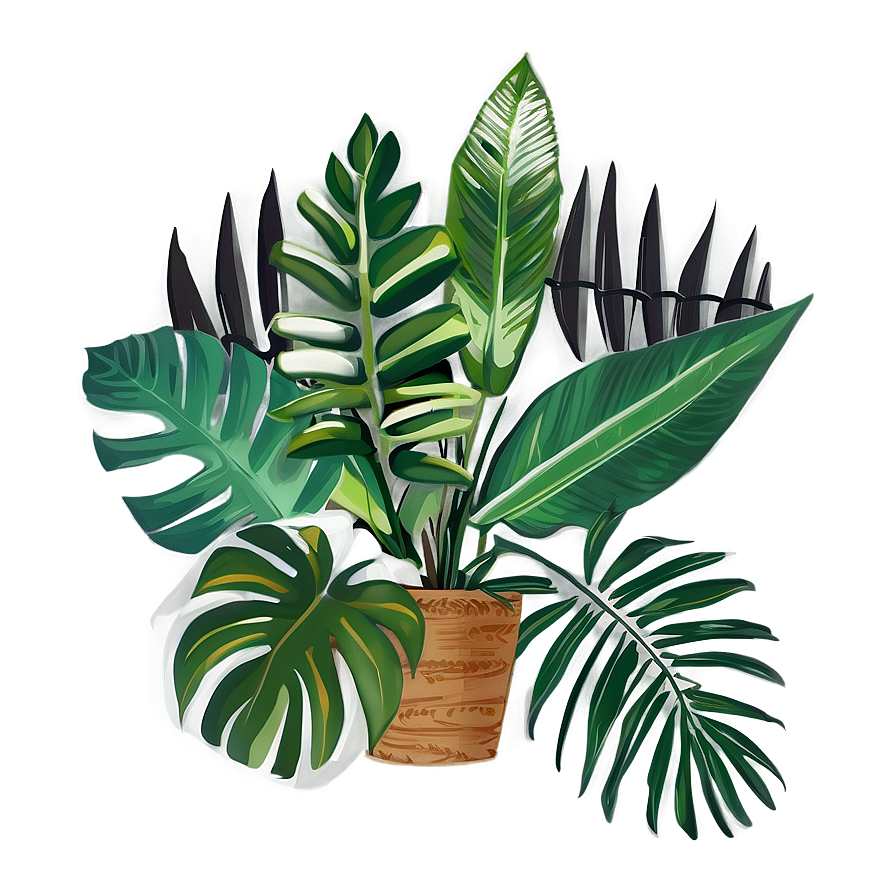 Tropical Plant Bouquet Png 33 PNG Image