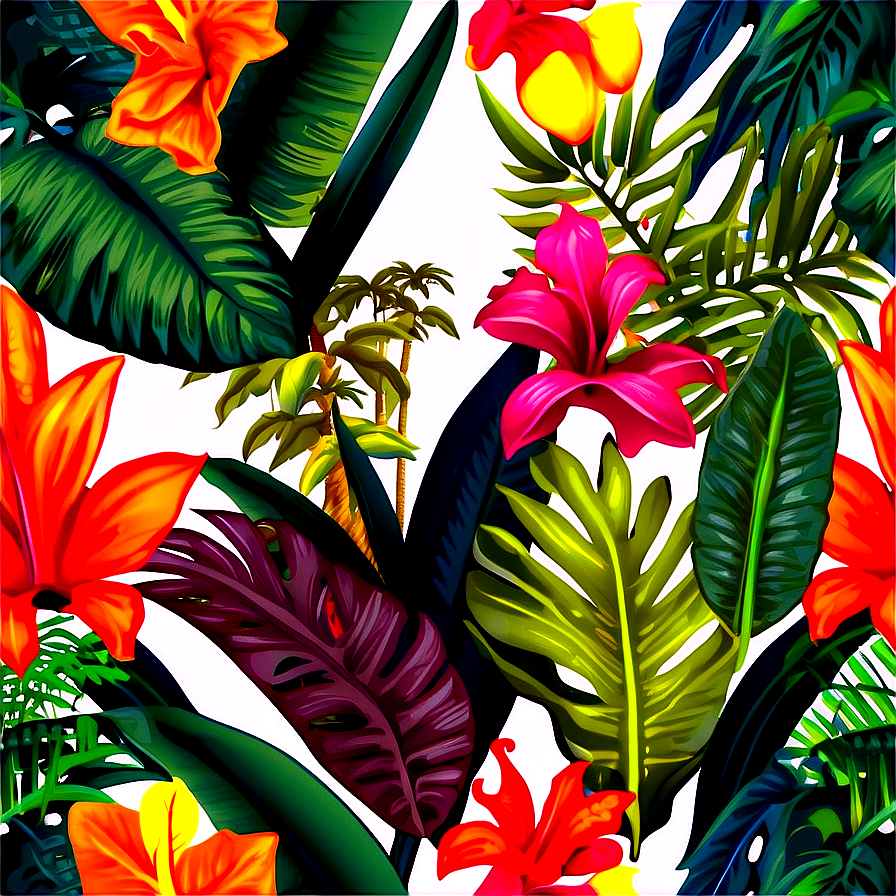 Tropical Plant Vector Png Jkj15 PNG Image