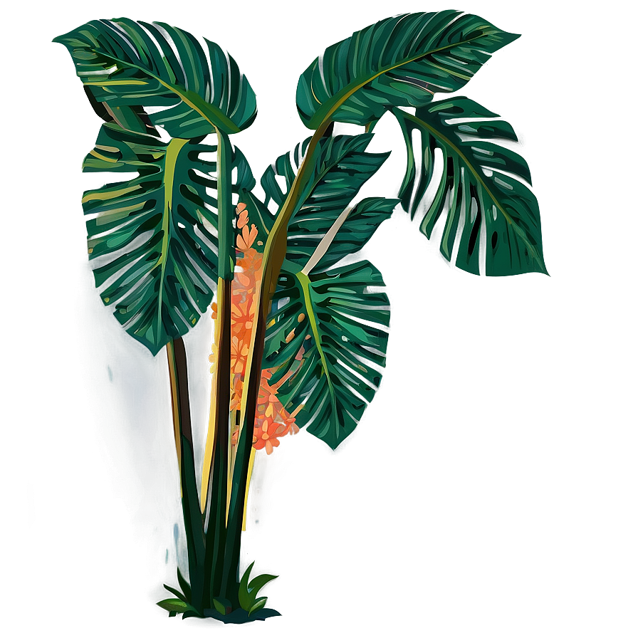 Tropical Plant Vectors Png Wdk92 PNG Image