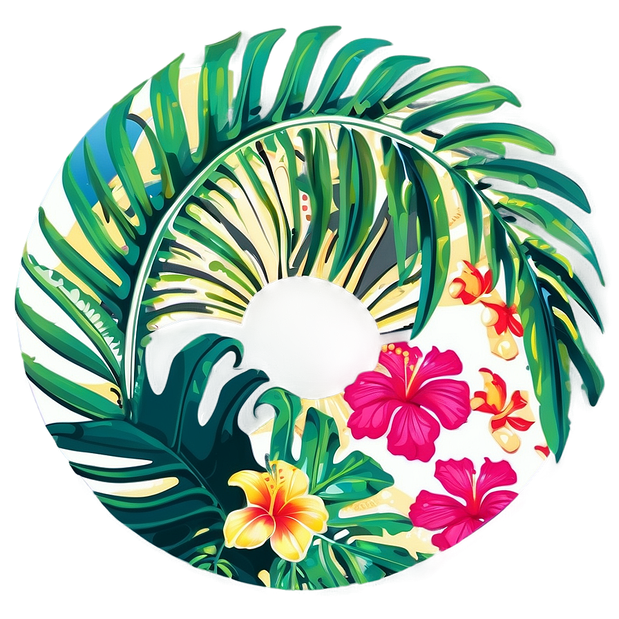 Tropical Summer Vibes Png Mia PNG Image