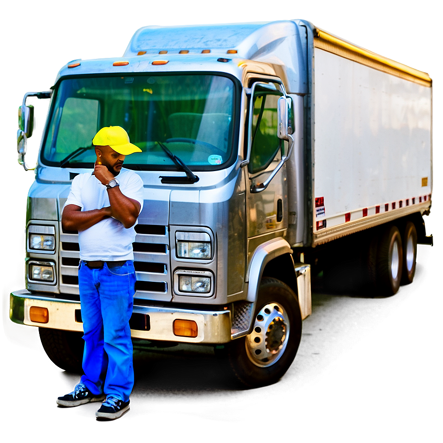 Trucker On Break Png Wci PNG Image