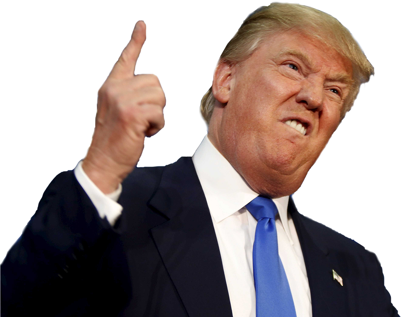 Trump Gesture Speech Moment PNG Image