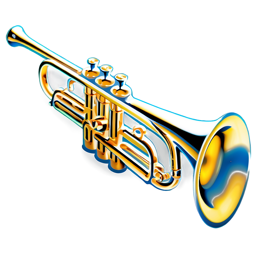 Trumpet Outline Png 49 PNG Image