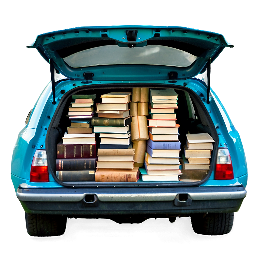 Trunk Full Of Books Png Rtw89 PNG Image