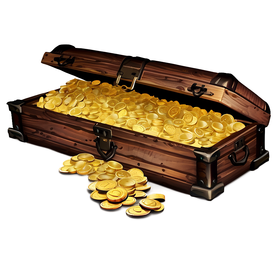 Trunk Full Of Gold Png Uor71 PNG Image