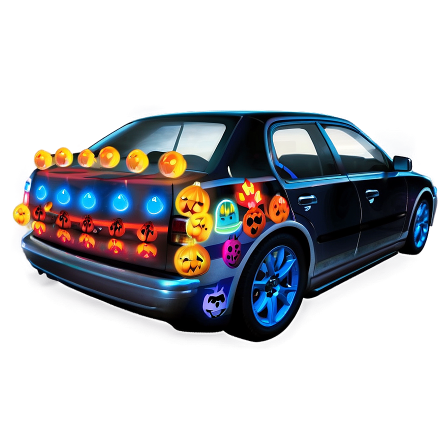 Trunk Or Treat Lights Png 60 PNG Image