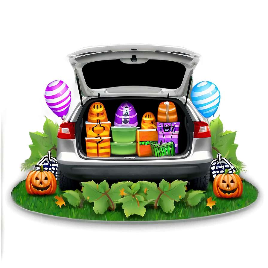 Trunk Or Treat Setup Png Uif4 PNG Image