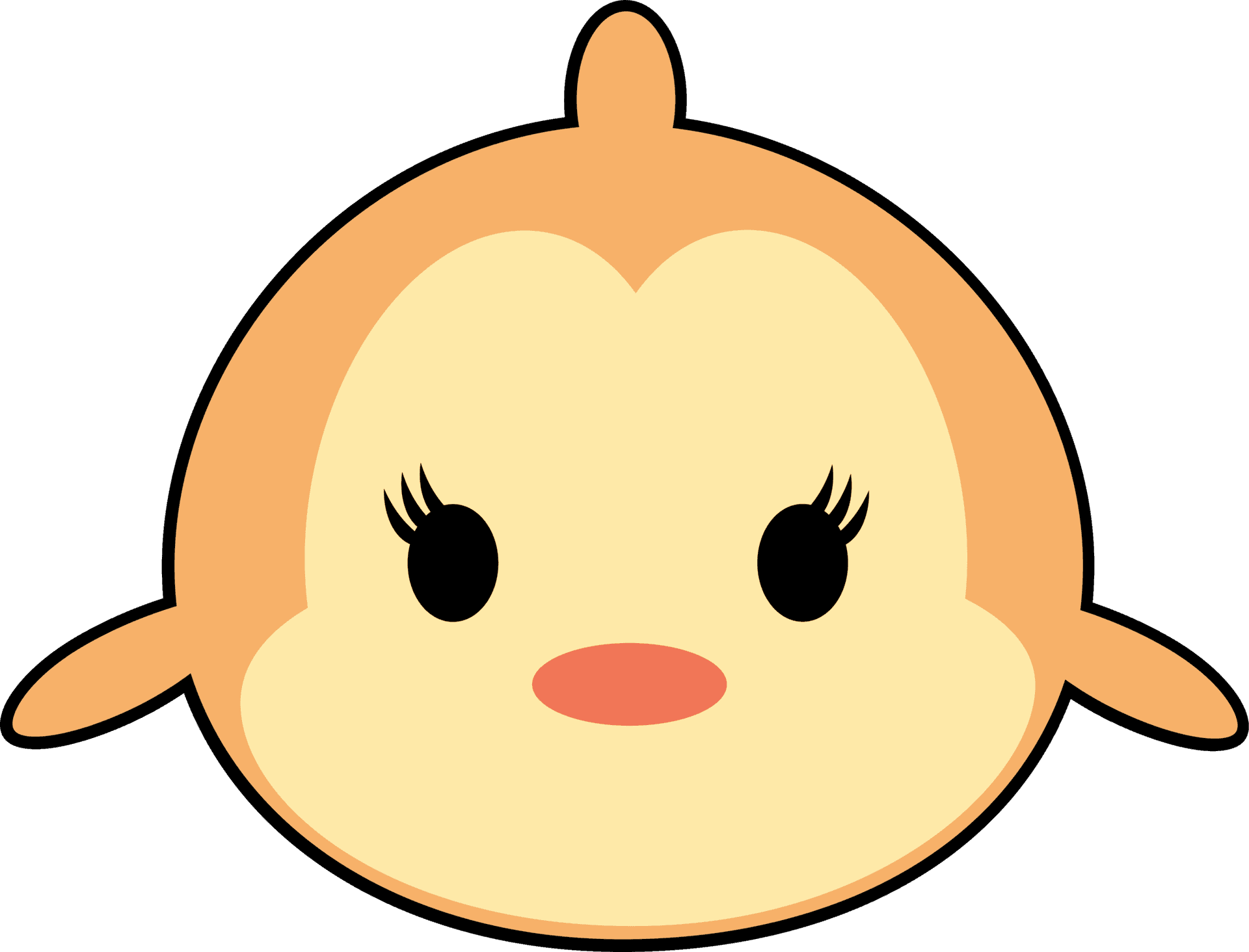 Tsum Tsum_ Character_ Face_ Vector PNG Image