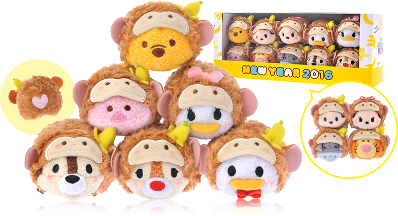 Tsum Tsum New Year2016 Collection PNG Image