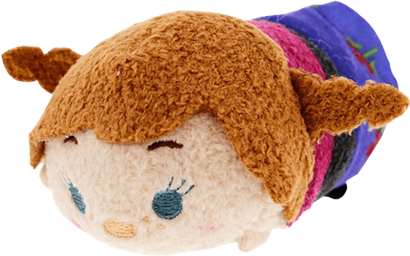 Tsum Tsum Plush Toy Anna Frozen PNG Image