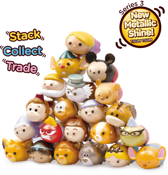 Tsum Tsum Series3 Metallic Shine Collection PNG Image