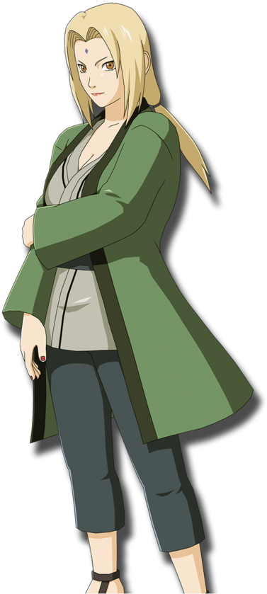 Tsunade Senju Naruto Character PNG Image