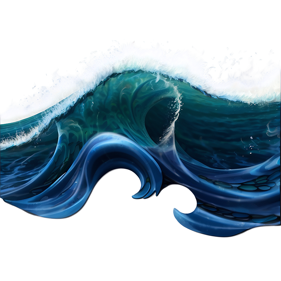 Tsunami Breaking Wave Png Djl33 PNG Image