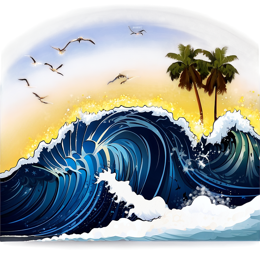 Tsunami Destruction Png Err13 PNG Image