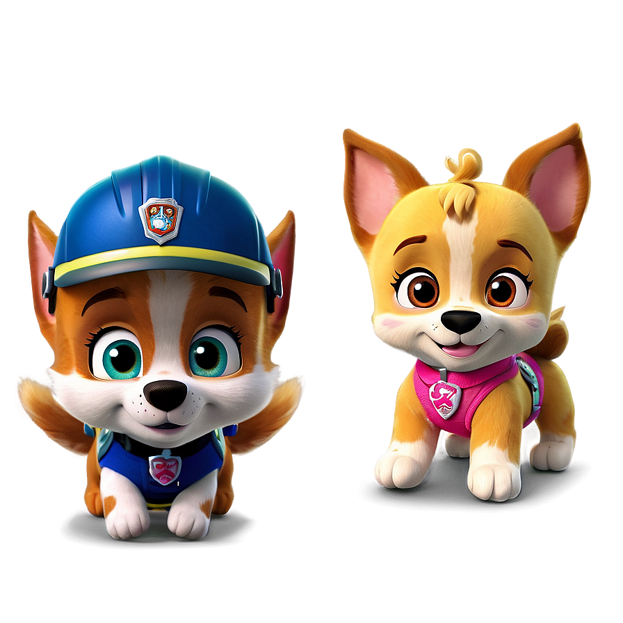 Tuck And Ella Paw Patrol Png Niw PNG Image