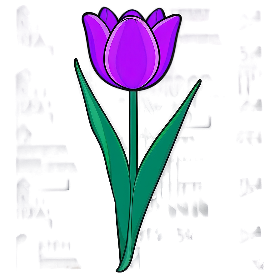 Tulip Flower Drawing Png 45 PNG Image