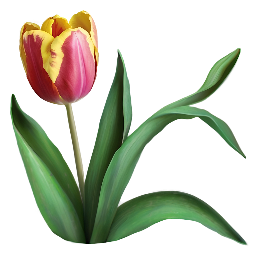 Tulip Flower Drawing Png Rwn PNG Image