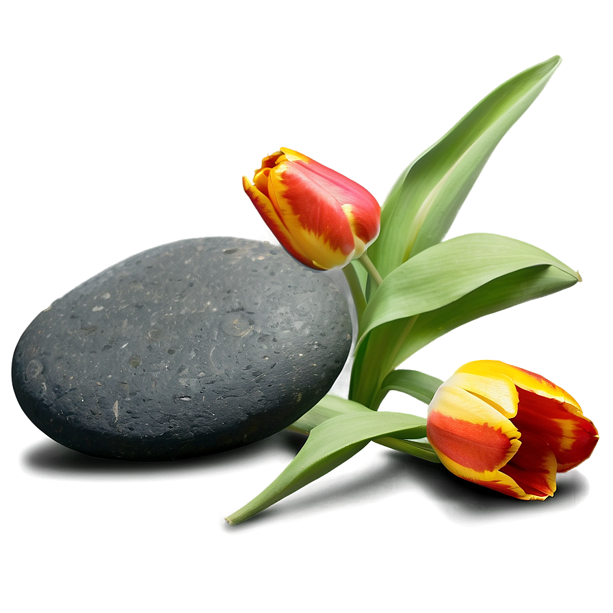 Tulips And Stones Png 05242024 PNG Image