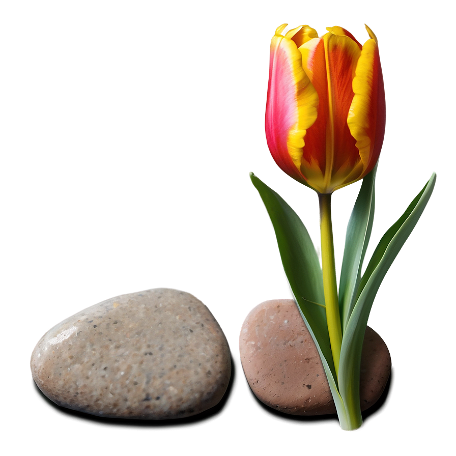 Tulips And Stones Png 62 PNG Image