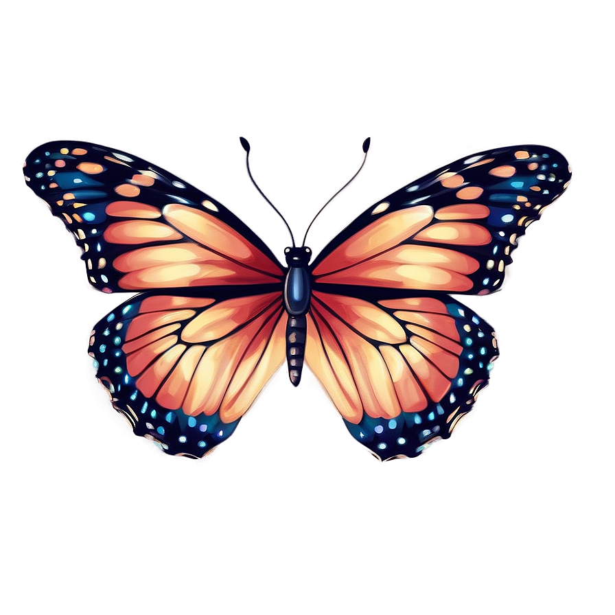 Tumblr Butterfly Clipart Png 85 PNG Image