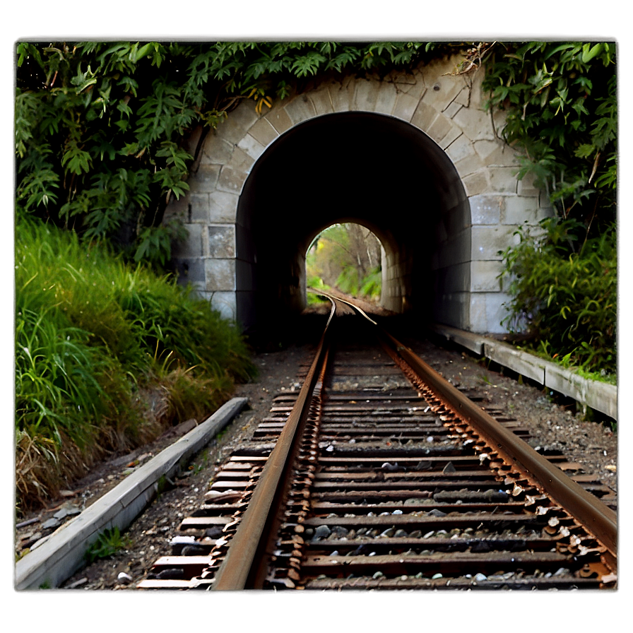 Tunnels And Railroad Tracks Png 54 PNG Image