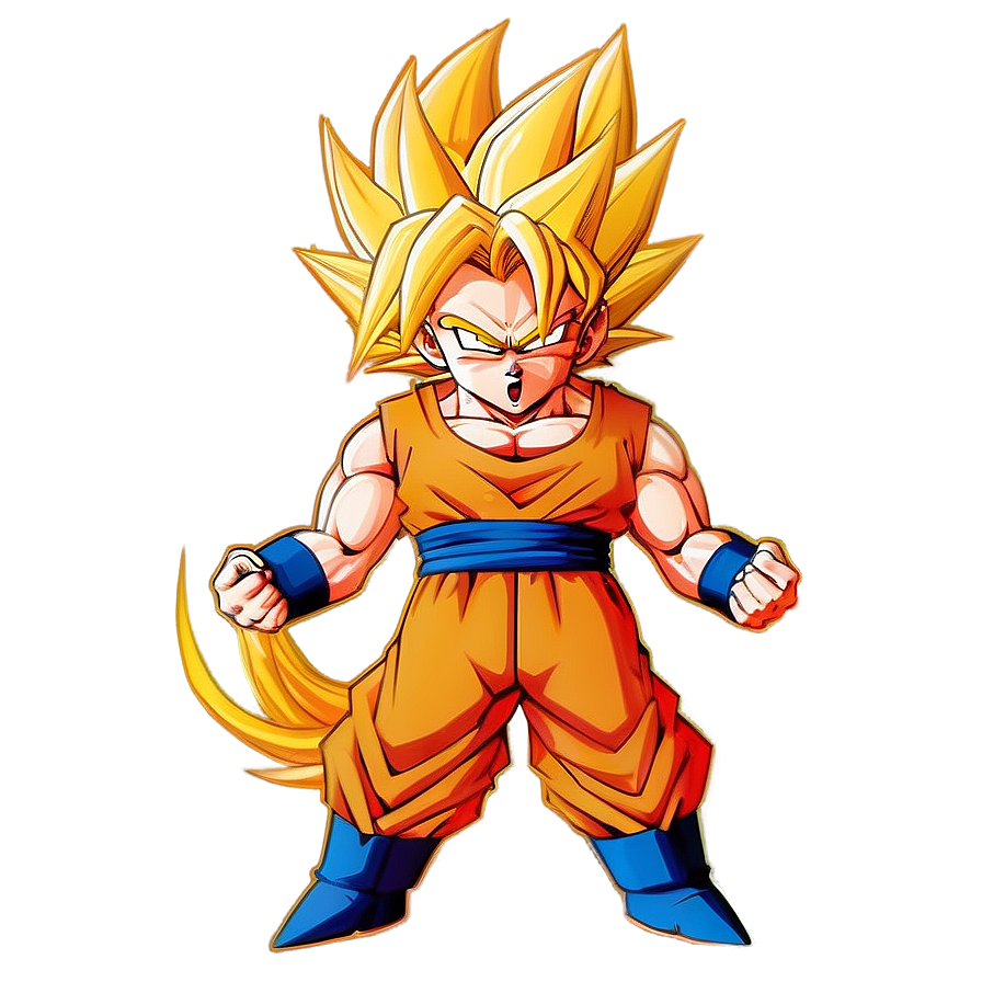 Turbo Super Saiyan Hair Png 06122024 PNG Image